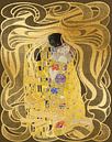 De Kus -Gustav Klimt van Gisela- Art for You thumbnail