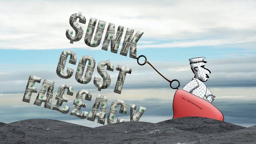 Sunk cost fallacy van Grüntyers .