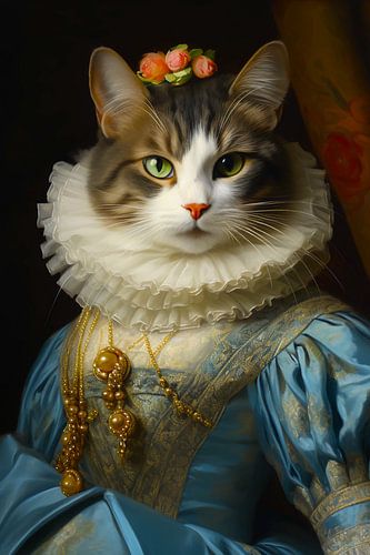 Koninklijke schattige kat van haroulita