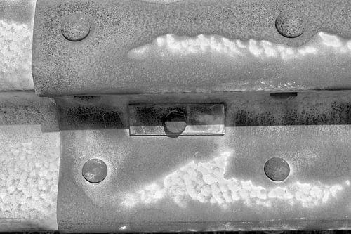 Minimalisme Kunst Fotografie Vangrail Zwart-Wit