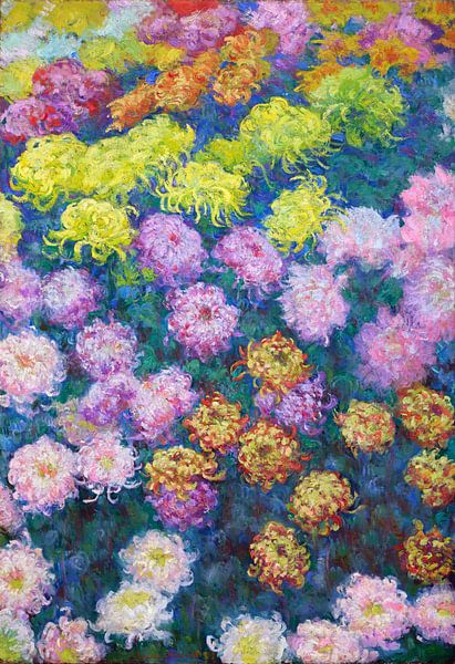 Chrysanthemum bed, Claude Monet by All the Masters