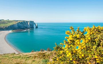 The view of the Bay of Étretat by Hilke Maunder