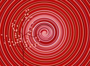 Sie sind an der Reihe (Rote Spirale der modernen Kunst)