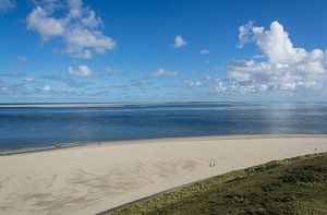 Uitzicht vanaf Texel naar Vlieland