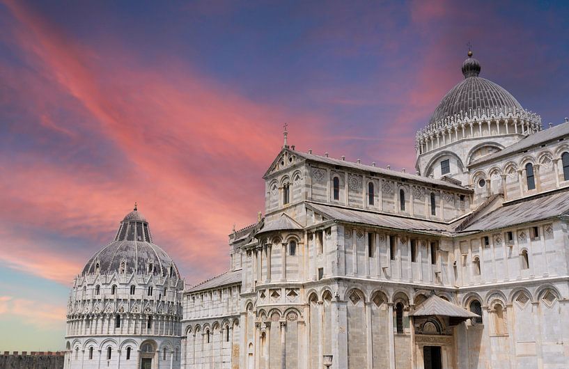 The cathedral in Pisa at sunset by Animaflora PicsStock