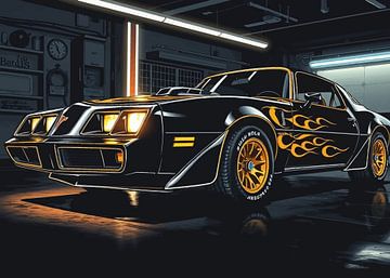 1977 Pontiac Firebird Trans Am van MIROKKU