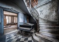 Piano at staircase