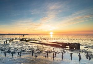 Schiffswrack Wierum - Friesland (Die Niederlande) von Marcel Kerdijk