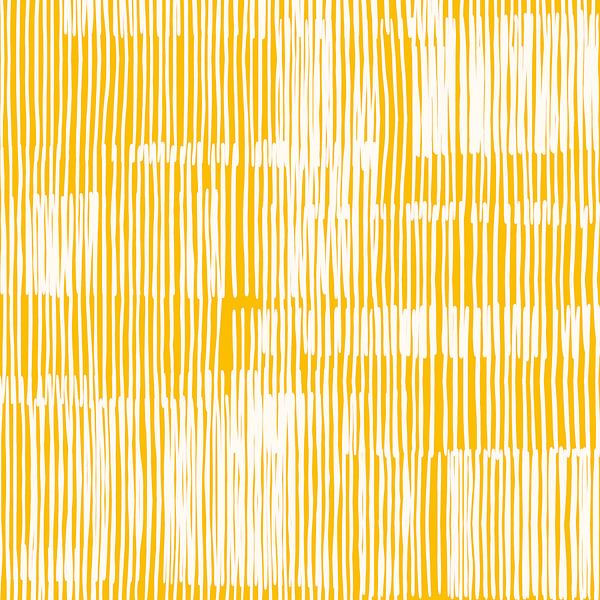 Sun Yellow and Ivory by Mad Dog Art
