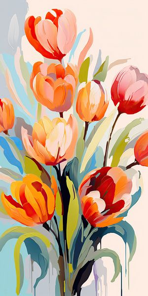 Tulips by Eye catching paintings
