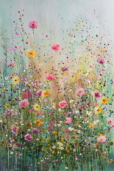 Blumen | Blumen malen von Wunderbare Kunst