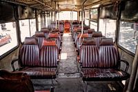In de bus