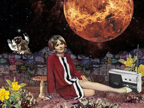 The wife of the astronaut