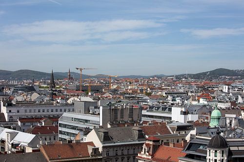 Uitzicht over Wenen, Oostenrijk