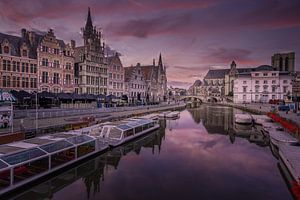 Gent bei Sonnenaufgang