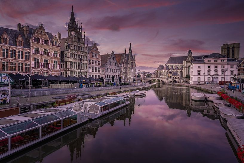 Gand au lever du soleil par Dennis Donders