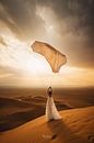 Zephyr - Bride in desert by Michou thumbnail