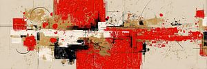 Rotes Gold Rhythmus