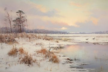 Winter Art Frame 6391 van Blikvanger Schilderijen