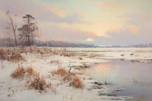 Winter Kunst Rahmen 6391