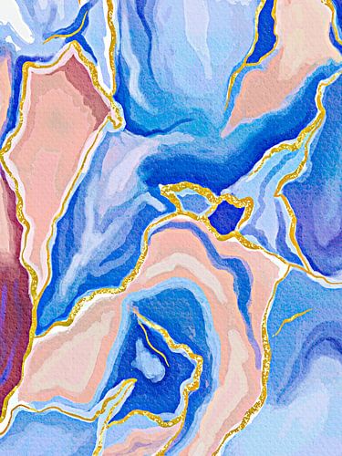 Zomer aan zee abstracte kunst