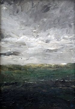 Landschaftsstudie Die Heide, August Strindberg