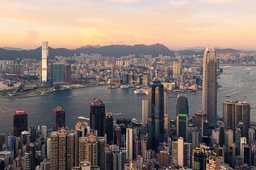 Hong Kong Panorama von Tom Uhlenberg