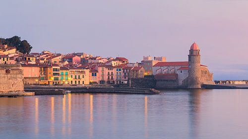 Zonsopkomst in Collioure, Frankrijk