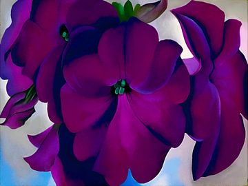 Georgia OKeeffe - Petunia's, 1925 van Vivanne