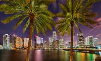 Brickell Skyline at Brickell Bay Miami by Mark den Hartog thumbnail