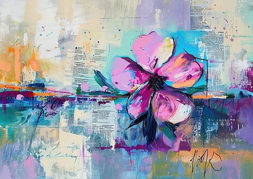 Abstract minimal Flower decor