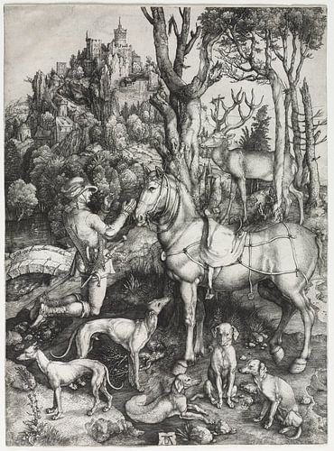 Der heilige Eustachius, Albrecht Dürer