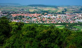 Uitzicht over Weissenburg in Beieren