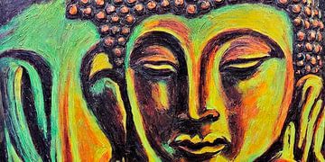 Boeddha, Impressionistisch . van Ineke de Rijk