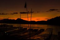 Sunset over the Mekong - 2 by Theo Molenaar thumbnail