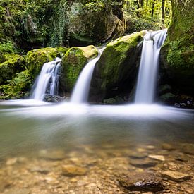 Schießentumpel-Wasserfall, Mullerthal, Luxemburg von Marcel van den Bos