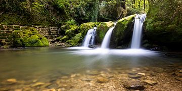 Schießentumpel-Wasserfall, Mullerthal, Luxemburg von Marcel van den Bos