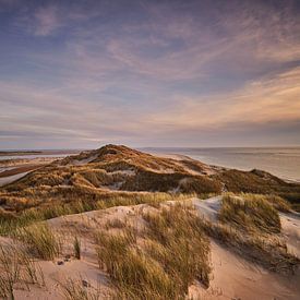 Sonnenuntergang Terschelling - Kaapsduin von Bart Lindenhovius