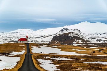 Kerk op Snaefellsnes, IJsland van ViaMapia