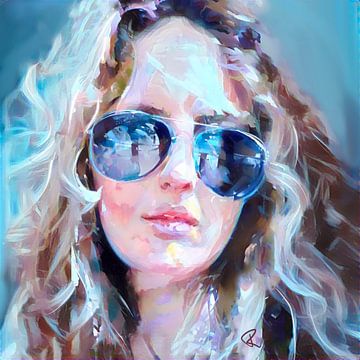 Zelfportret dat Janis Joplin imiteert van Ruth Day