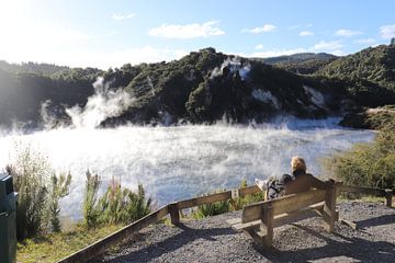 Vallée volcanique de Wai Mangu Nouvelle-Zélande sur Pauline Nijboer
