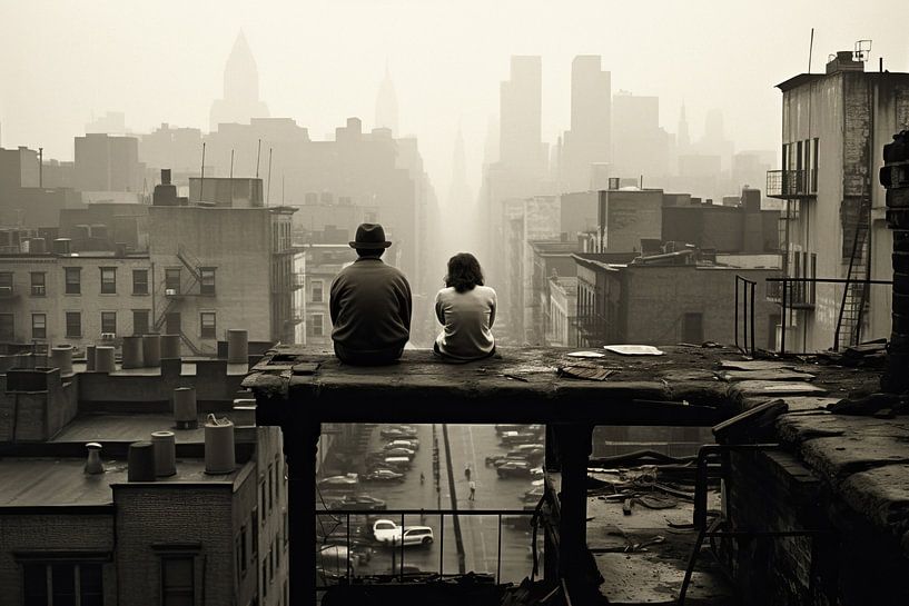 New York 1920 couple IV. by Roy Lemme