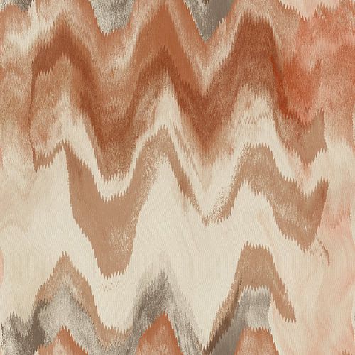 Motif rétro abstrait des années 70 en terracotta, blanc, gris II