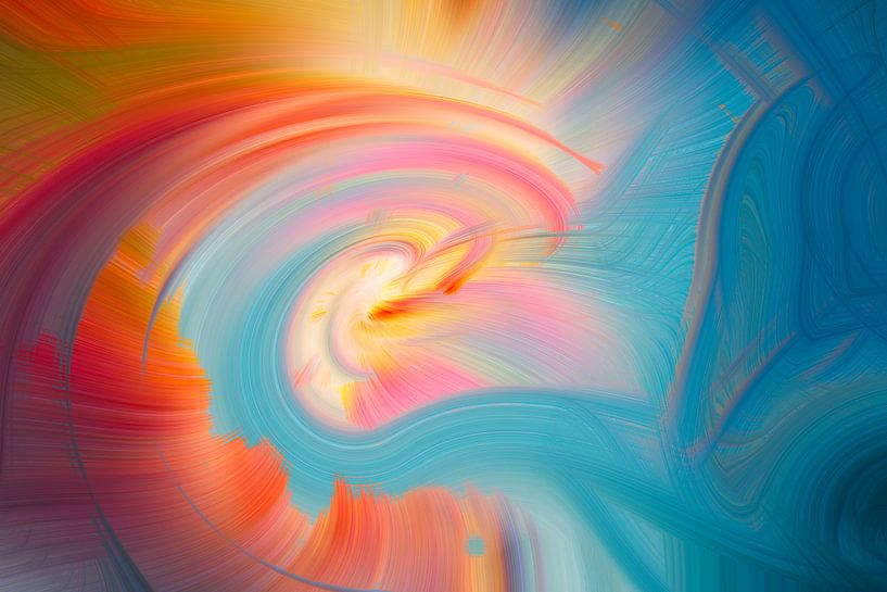Digital abstract nr 15 van Leo Luijten