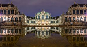 Dresdner Zwinger à l'heure bleue