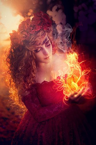 Fille en fleur sur Original Cin Photography