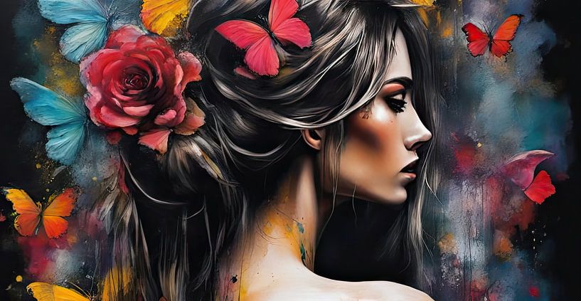 Painting Butterflies 80.25 by Eye catching paintings