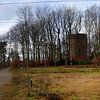 Natuurlijke panorama met een watertoren van Harderwijk van Gerard de Zwaan