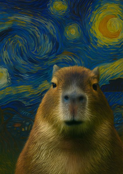 Capybara X Nuit étoilée par Smitty werben