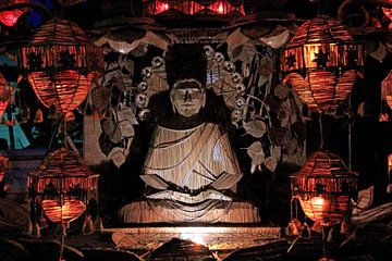 Illuminated Buddha by Gert-Jan Siesling
